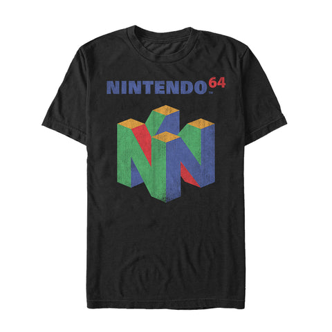 Retro Nintendo 64 Logo T Shirt - The Hollywood Apparel