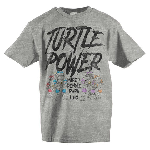 Turtle Power  Boys Shirt - The Hollywood Apparel