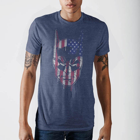 Batman Face Americana T-Shirt - The Hollywood Apparel