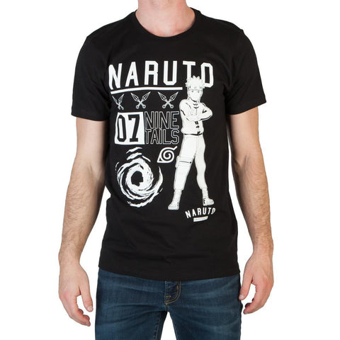 Naruto 07 Nine Tails Black T-Shirt - The Hollywood Apparel
