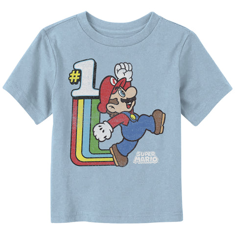 Old School Super Mario Toddler T Shirt - The Hollywood Apparel