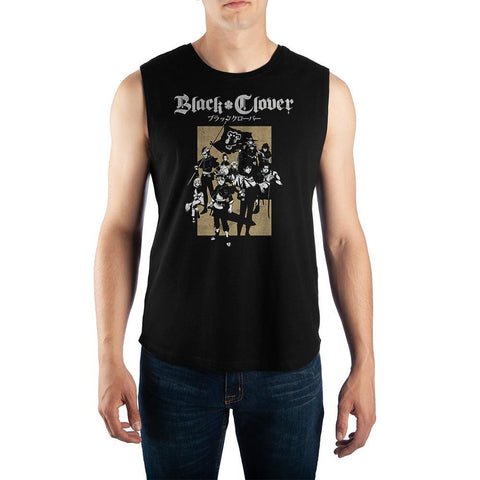 Black-Clover-Anime-Mens-Graphic-Muscle-Tank - The Hollywood Apparel