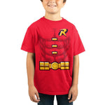 Boys Youth Robin Shirt DC Comics Apparel - The Hollywood Apparel