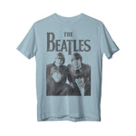 THE BEATLES GROUP PHOTO - WOMENS BLUE T-SHIRT - The Hollywood Apparel