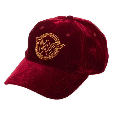Velvet Hat w/ Wonder Woman Logo - The Hollywood Apparel