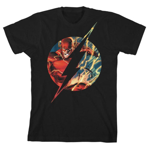 Boys Flash TShirt Superhero Clothing Youth Justice League Shirt - The Hollywood Apparel