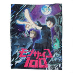 Mob Psycho 100 Anime Key Art Digital Print Throw Blanket - The Hollywood Apparel