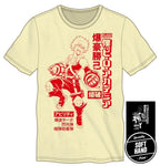 My Hero Academia Izuku Midoriya Men's Yellow T-Shirt Tee Shirt - The Hollywood Apparel
