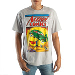 Superman Vintage Action Comics T Shirt - The Hollywood Apparel