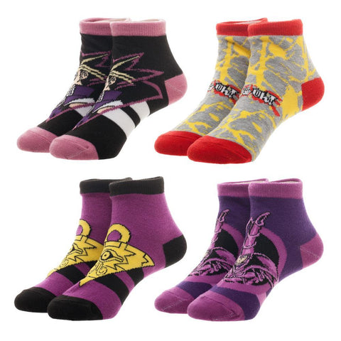 4 Pack of Yu-Gi-Oh Socks - The Hollywood Apparel