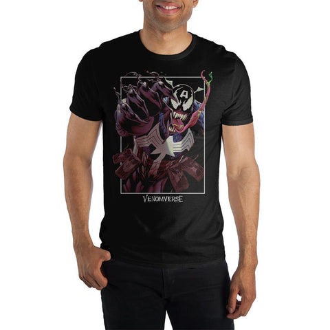 Venomverse Symbiote Captain America Venomized Shirt - The Hollywood Apparel