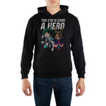 My Hero Academia Pullover Hooded Sweatshirt - The Hollywood Apparel