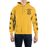 Harry Potter Hufflepuff Quidditch Pullover Hooded Sweatshirt - The Hollywood Apparel
