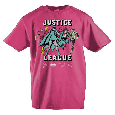 Girls Youth Justice League Clothing Girls Graphic Tee - The Hollywood Apparel