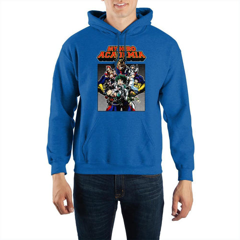 My Hero Academia Characters Pullover Hooded Sweatshirt - The Hollywood Apparel