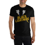 Black Lightning Logo T shirt - The Hollywood Apparel