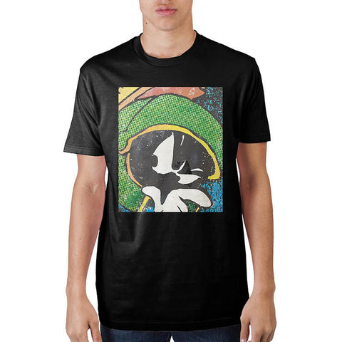 Looney Tunes Marvin Black T-Shirt - The Hollywood Apparel