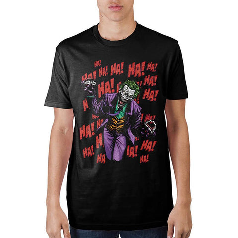 Joker Laughing All The Way Black T-Shirt - The Hollywood Apparel