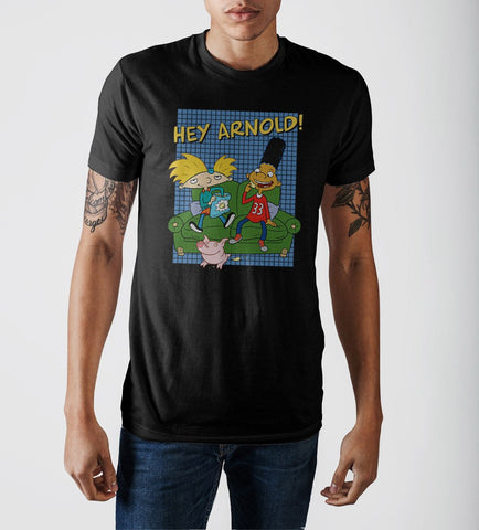 Hey Arnold  Crew T-Shirt - The Hollywood Apparel