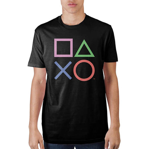 Playstation Black T-Shirt - The Hollywood Apparel