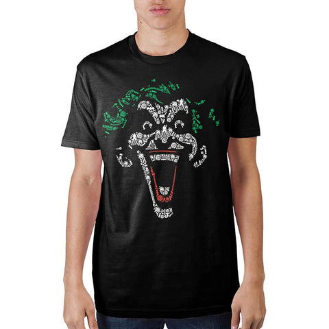 Joker Object Fill Black T-Shirt - The Hollywood Apparel