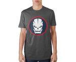 Call of Duty Circular Skull Charcoal Soft Hand Graphic Print T-shirt - The Hollywood Apparel