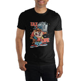 Looney Tunes Tazmanian Devil Taz Life Men's Black T-Shirt - The Hollywood Apparel