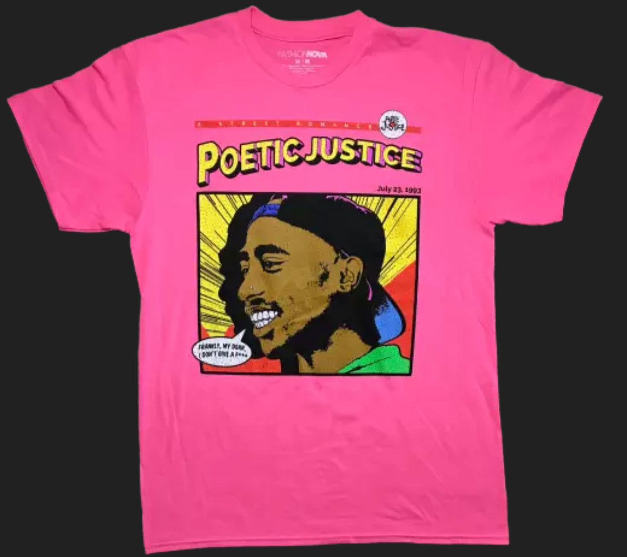 Poetic Justic/Tupac Red T-Shirt $230 Available in S/M/L/XL/XXL