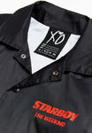 THE WEEKND STARBOY  BLACK COACH JACKET - The Hollywood Apparel