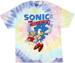 Sonic Knuckles & Tails Tie Dye Shirt - The Hollywood Apparel