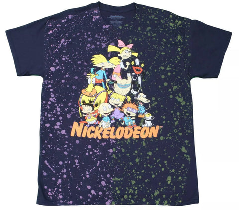 Spotted Bleach Nickelodeon Reunion T Shirt
