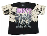 KISS Bleached 78’ Tour Crop Top - The Hollywood Apparel