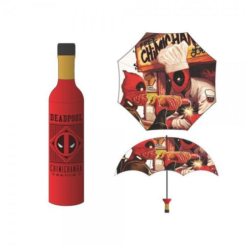 Deadpool Chimichanga Bottle Umbrella - The Hollywood Apparel
