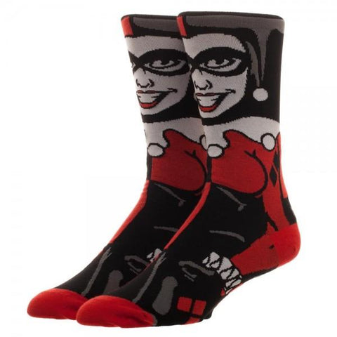 Harley Quinn Woman's  360 Crew Socks - The Hollywood Apparel