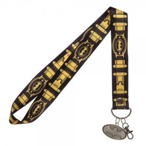 Batman Wide Lanyard with Metal Charm - The Hollywood Apparel