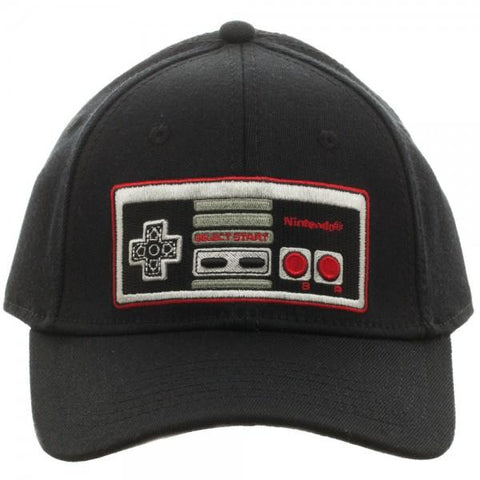 Nintendo Controller Black Flex Cap - The Hollywood Apparel
