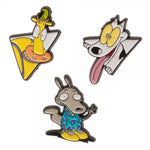 Rocko's Modern Life Lapel Pin 3 Pack - The Hollywood Apparel